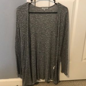 Gray thin cardigan